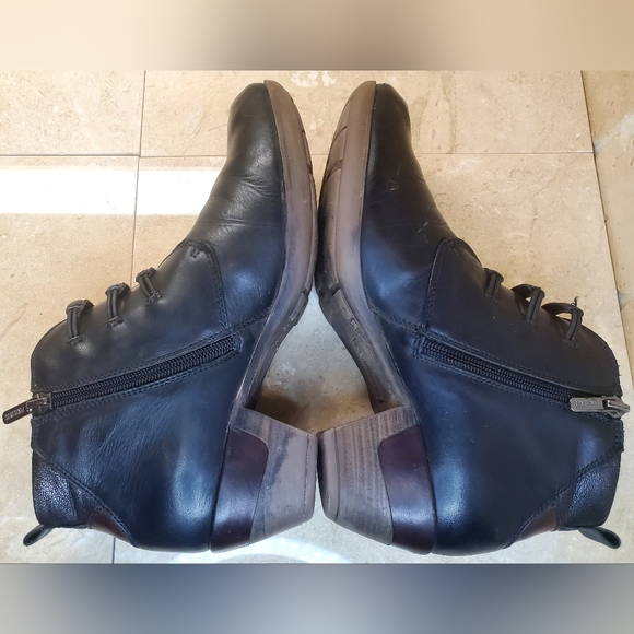 PIKOLINOS Rotterdam Black Leather Ankle Boots Size 7.5 US/38 EU - Picture 4 of 12